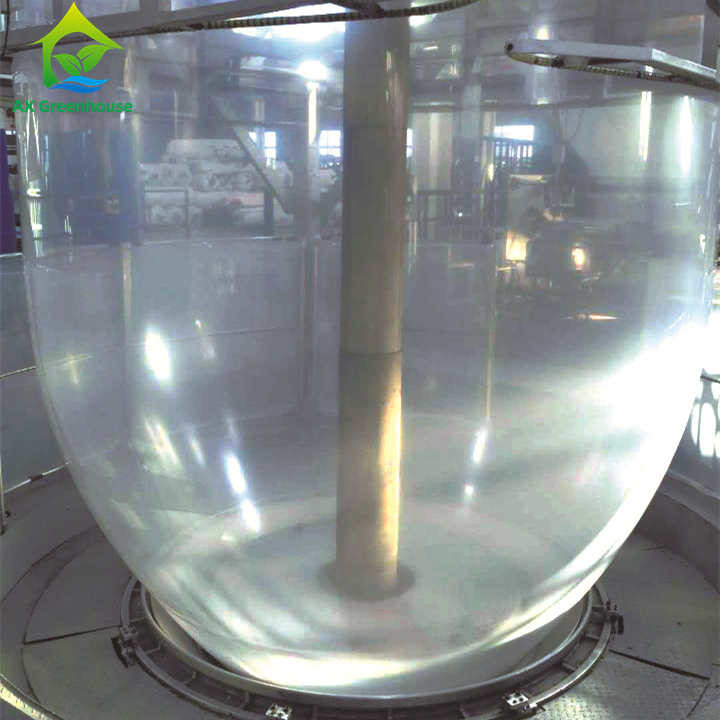 0.1-0.2 मिमी पीई पीओ ग्रीनहाउस प्लास्टिक कवर उच्च संप्रेषण ग्रीनहाउस पॉली फिल्म